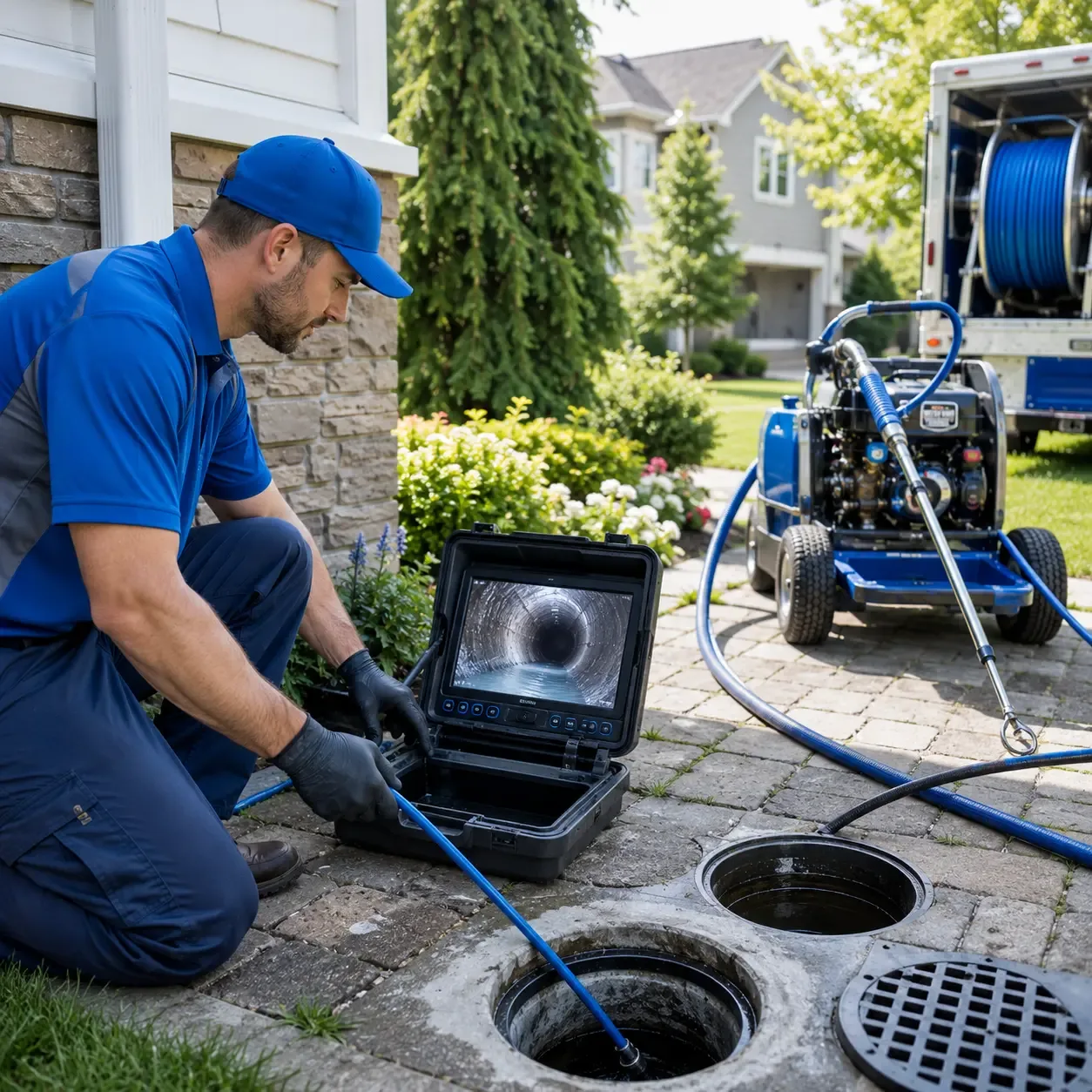 Outdoor drain cleaning professionals serving Janesville, IA